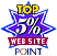 this site has been featured as
a top 5% of all web sites by pointcom.com